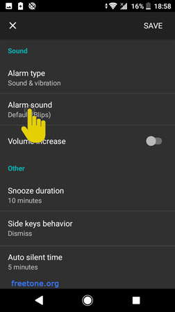 Android 8 Oreo Alarm Settings