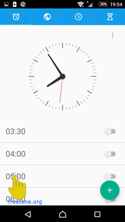 Android 6 Marshmallow Clock