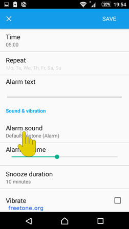 Android 6 Marshmallow Alarm Settings