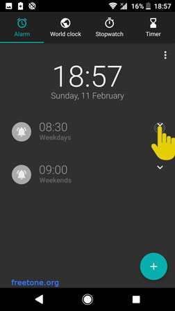 Android 8 Oreo Alarm