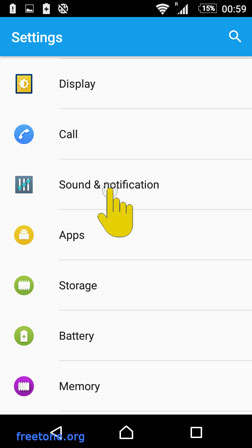 Android 6 Marshmallow Settings