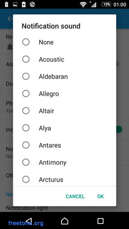 Android 6 Marshmallow Select ringtone